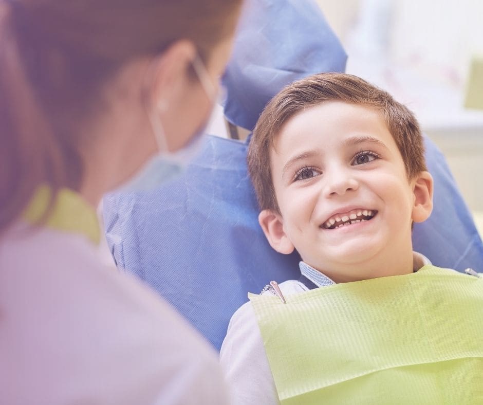 pediatric dentistry - patient with dentist